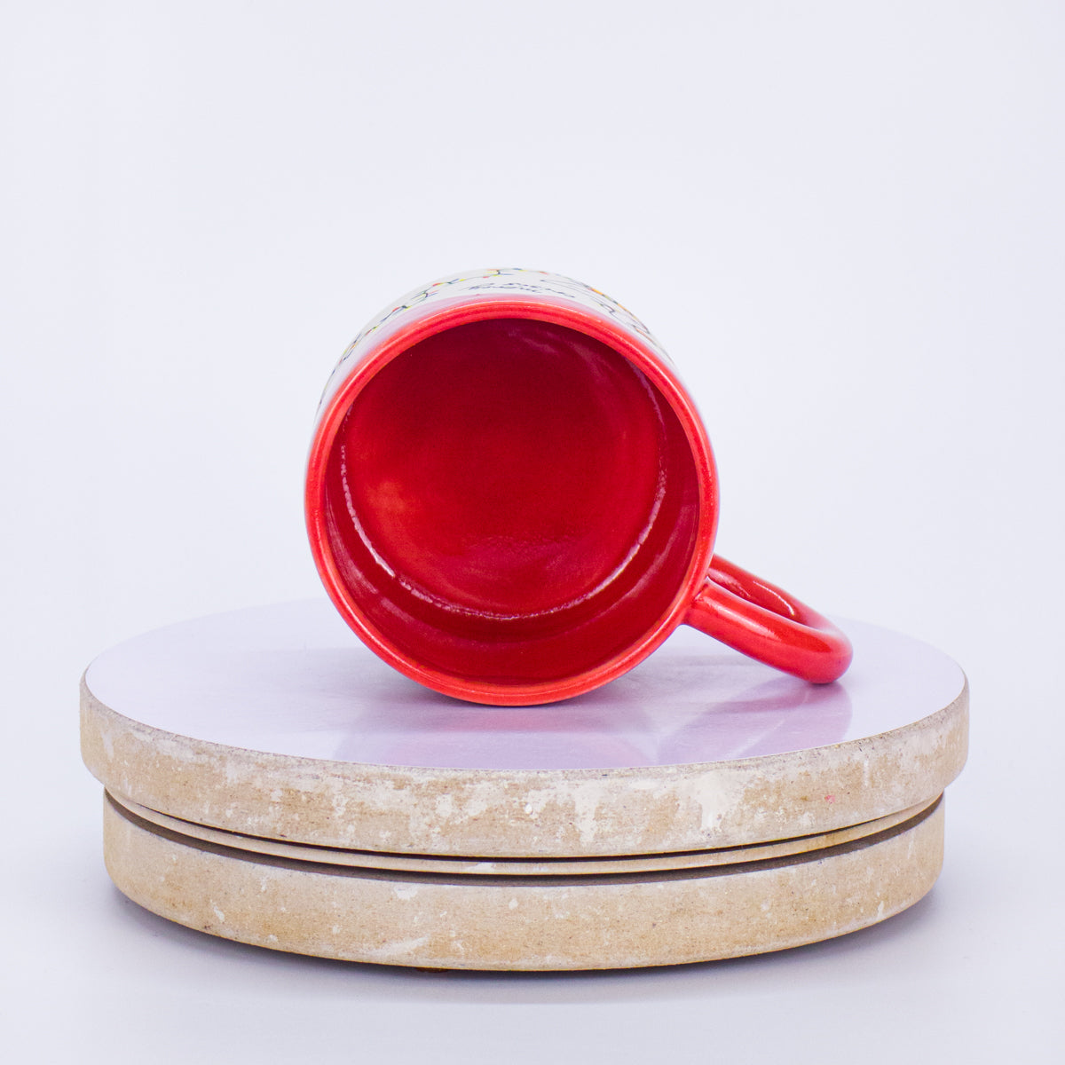 kubek kaczka z lampkami