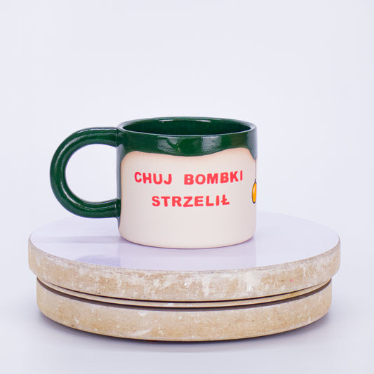 kubek chuj bombki strzelił