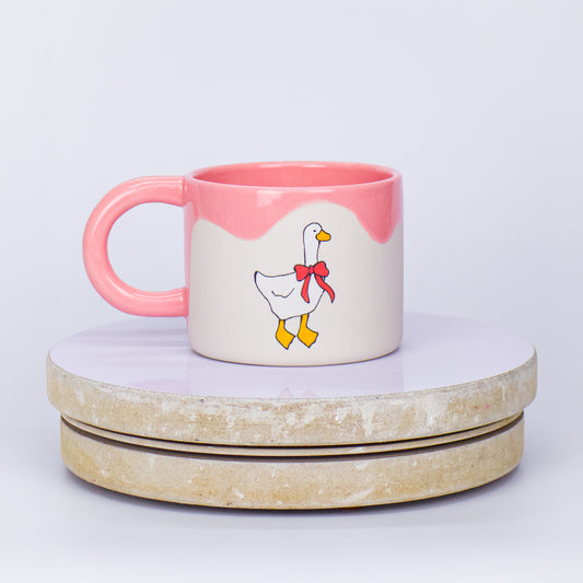 kubek kaczka z kokardką