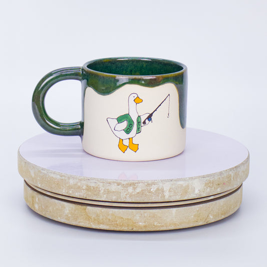 kubek kaczka wędkarska