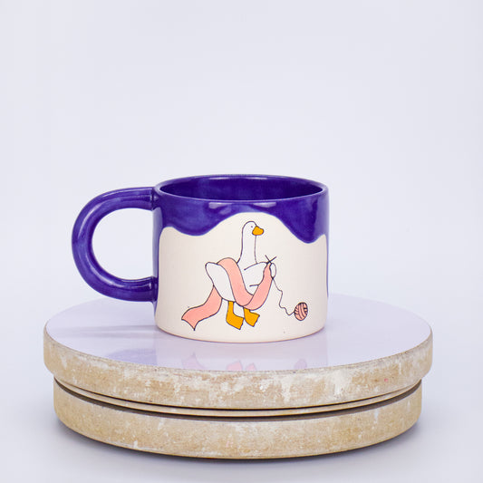 kubek gąska dziewiarka